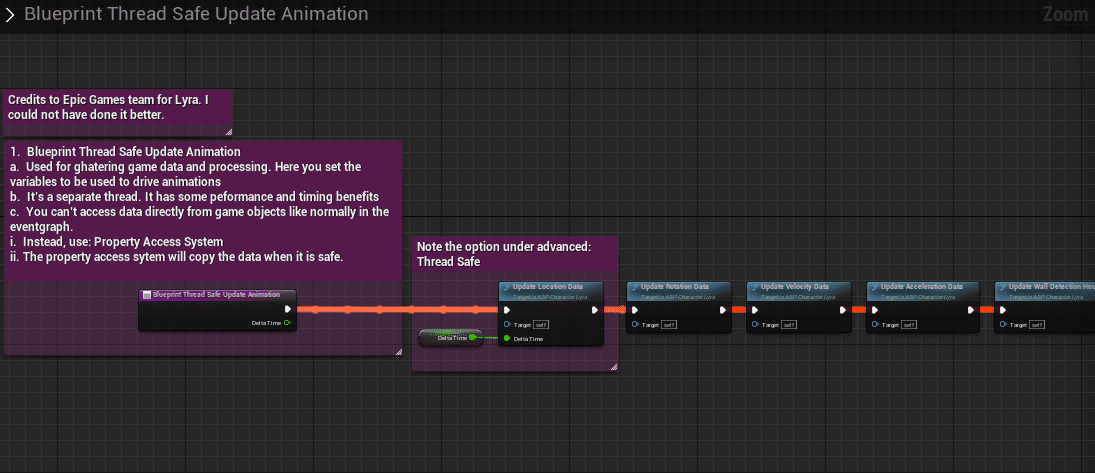 Blueprint Thread Safe Update Animation