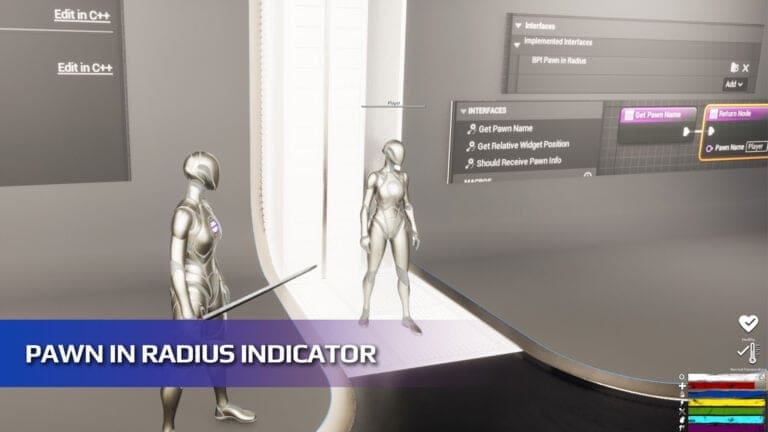 Attribute Manager visual for Games by Hyper Unreal Engine systems