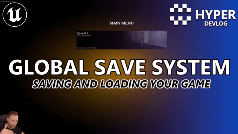 Devlog: The Much Awaited Global Save & Load System