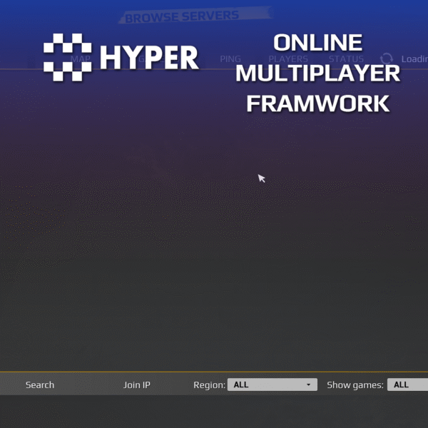 Online Multiplayer Framework Demo