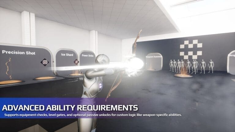 Ability System visual for Games by Hyper Unreal Engine systems