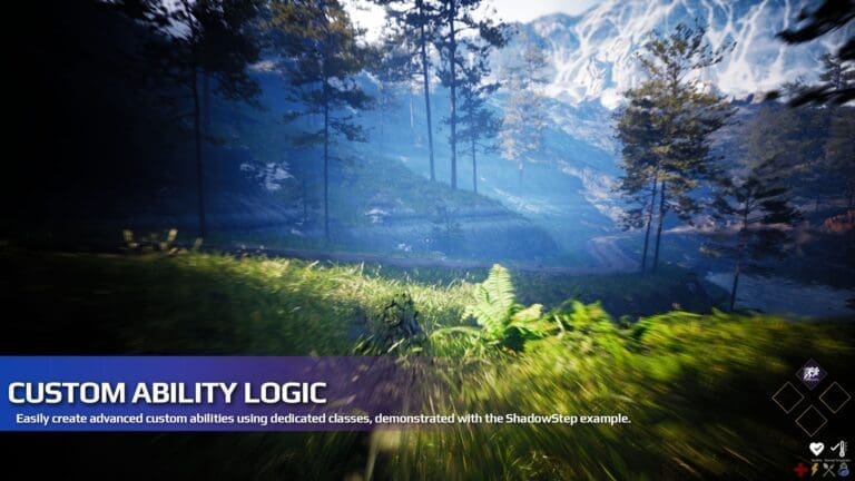 Ability System visual for Games by Hyper Unreal Engine systems