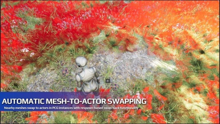 Mesh Swap System visual for Games by Hyper Unreal Engine systems