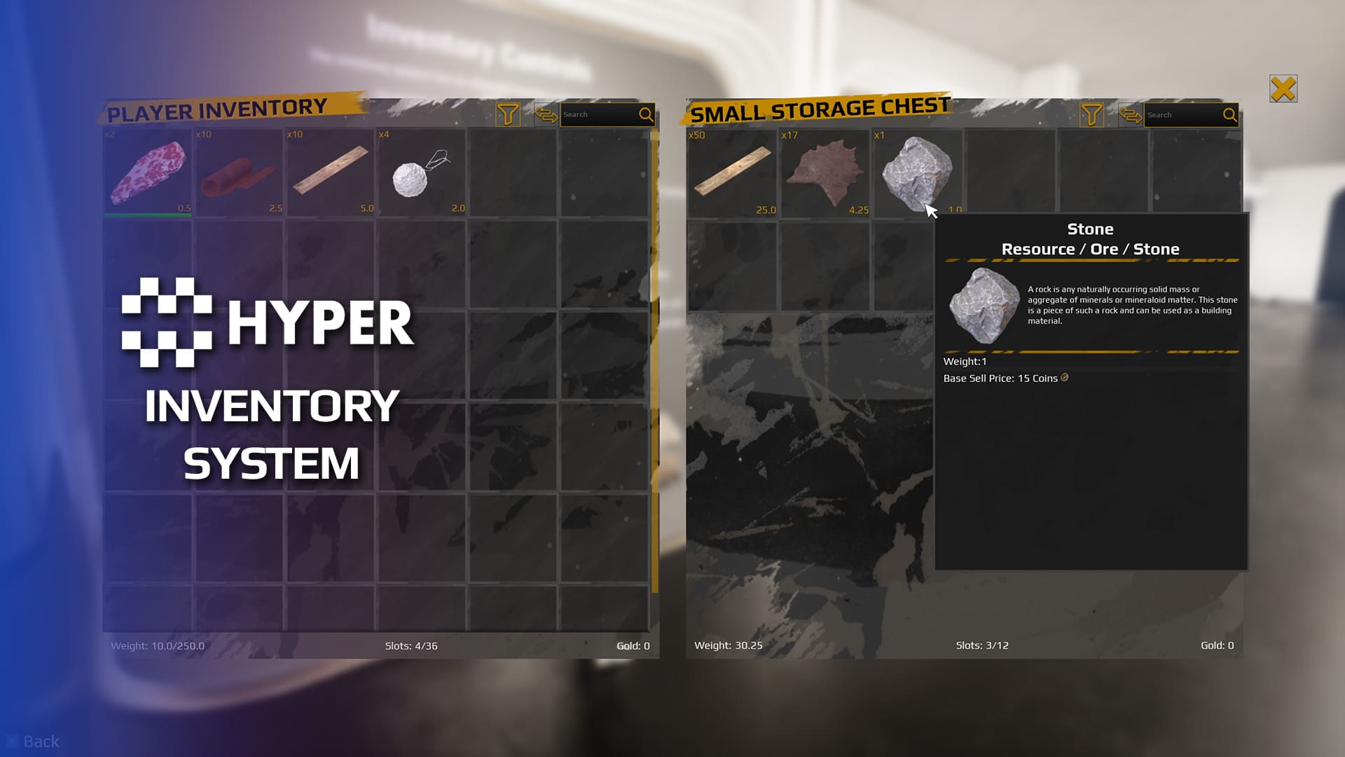 Slot-Based Inventory System - Games by Hyper