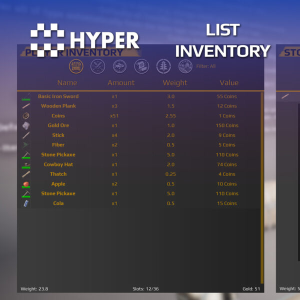 List Inventory System Demo