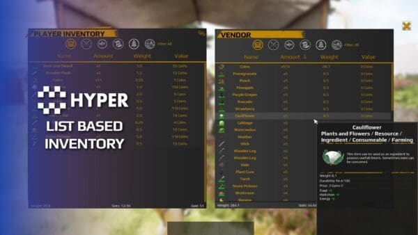 List Inventory System