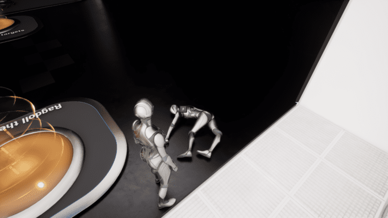 Lootable Corpse System visual for Games by Hyper Unreal Engine systems