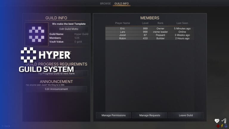 Guild & Clan System