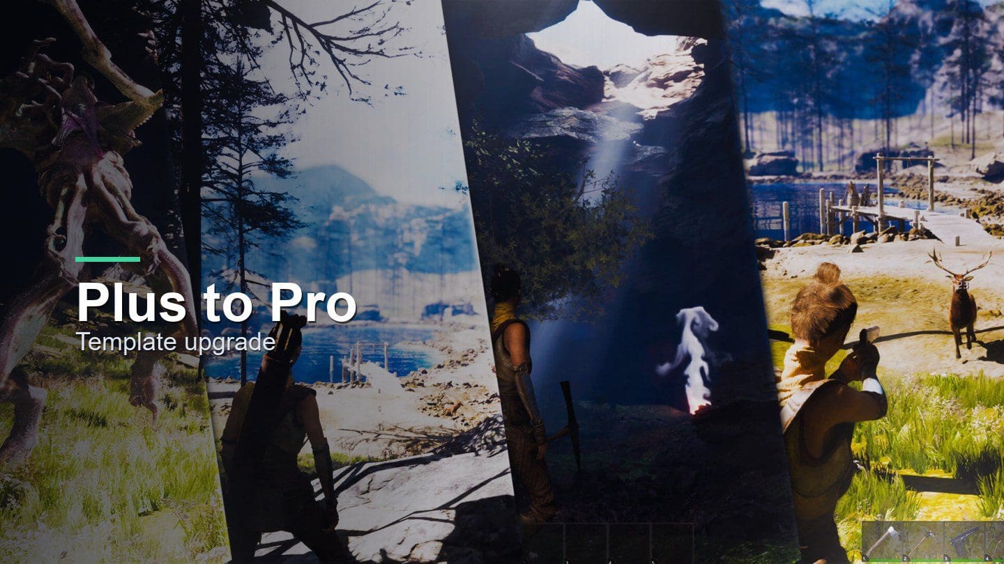 Upgrade Plus to Pro | Unreal Engine Template