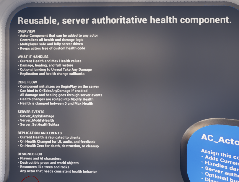 Actor Health System screenshot