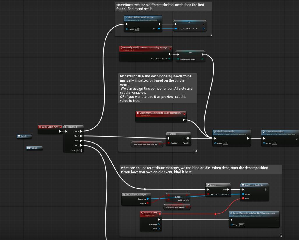 Events, Start Modes, and State Flow screenshot