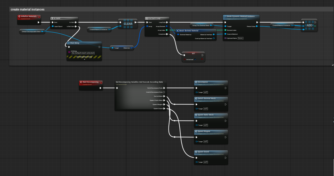 Events, Start Modes, and State Flow screenshot