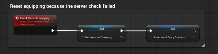 High-level equip pipeline screenshot