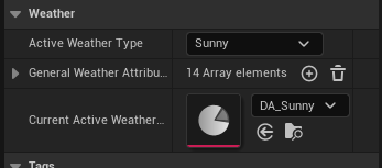 Modifying or Adding Weather Conditions screenshot