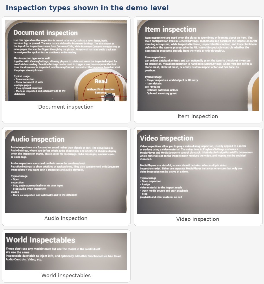 Inspection System Documentation | Games by Hyper