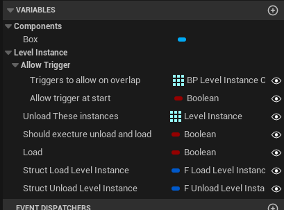 Trigger Box / Demo Actor Setup screenshot
