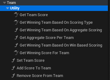 Adding Score to Team screenshot