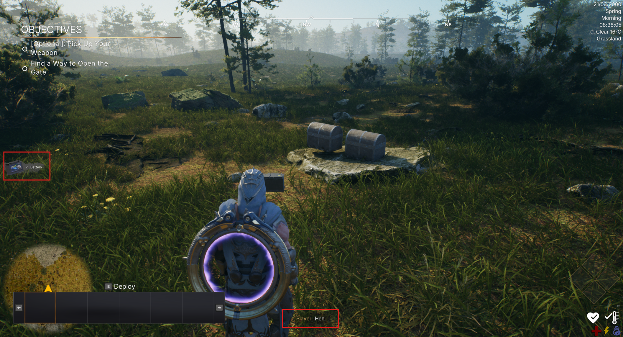Dialogue and sound playing after item drop