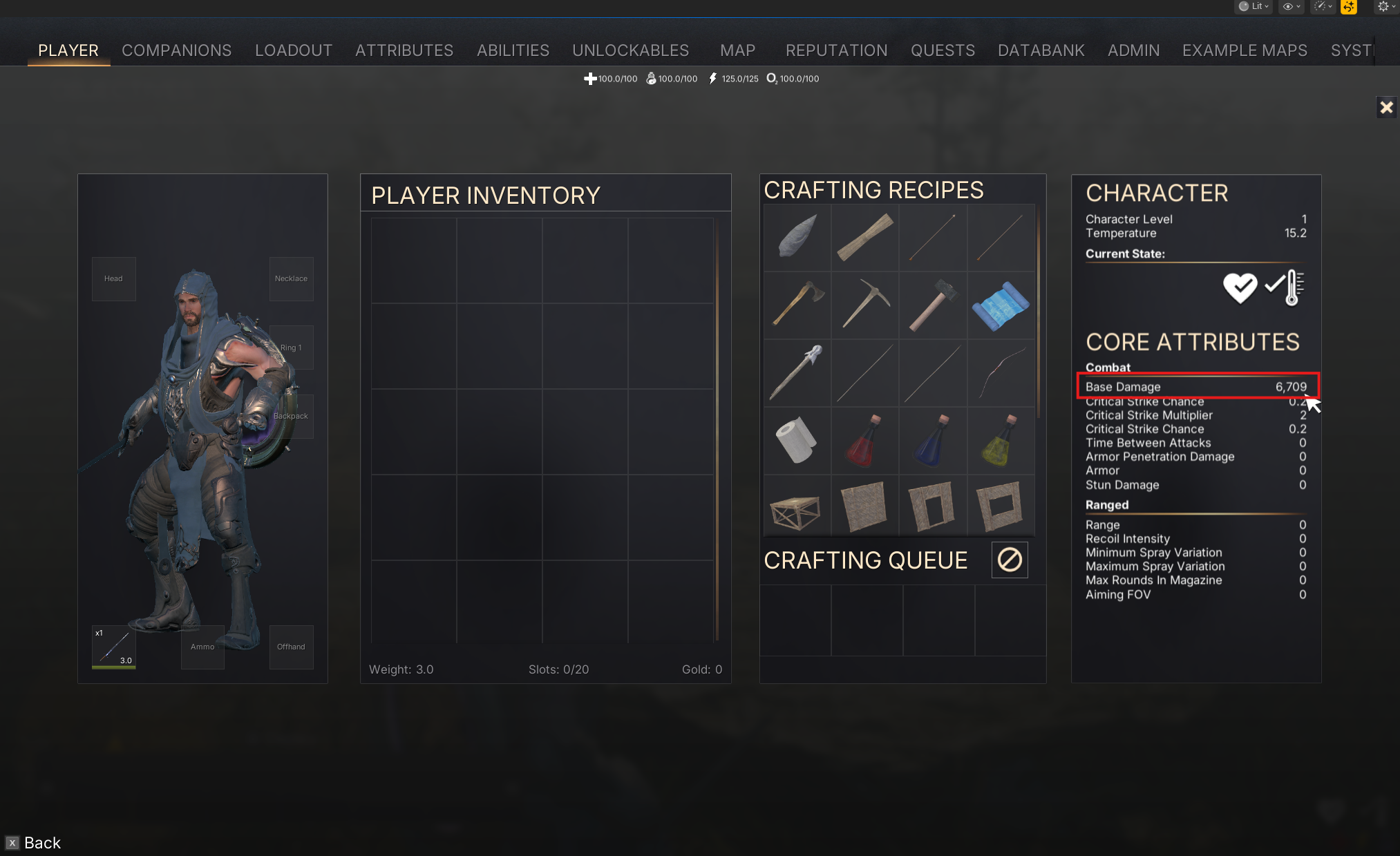 New equipment test result
