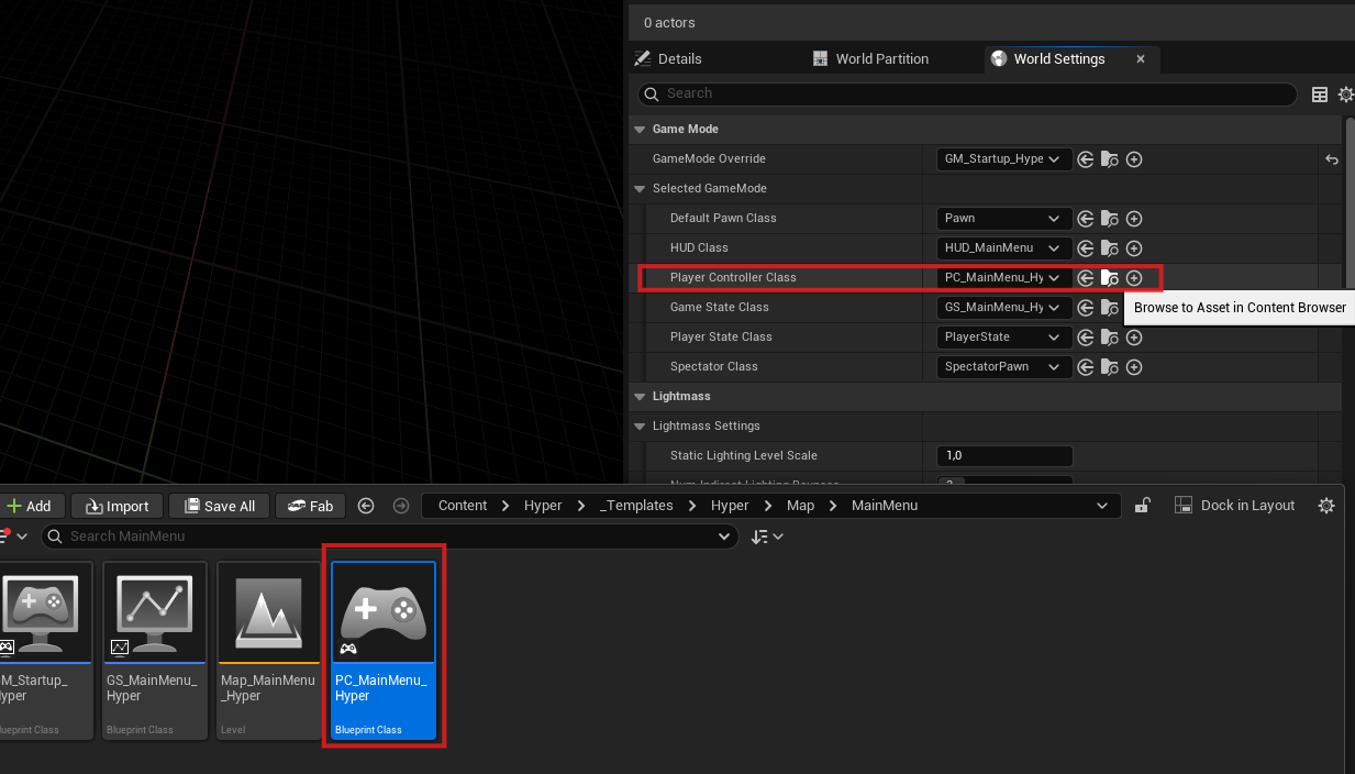 Set Up Your Main Menu and Game Map Documentation | Games by Hyper