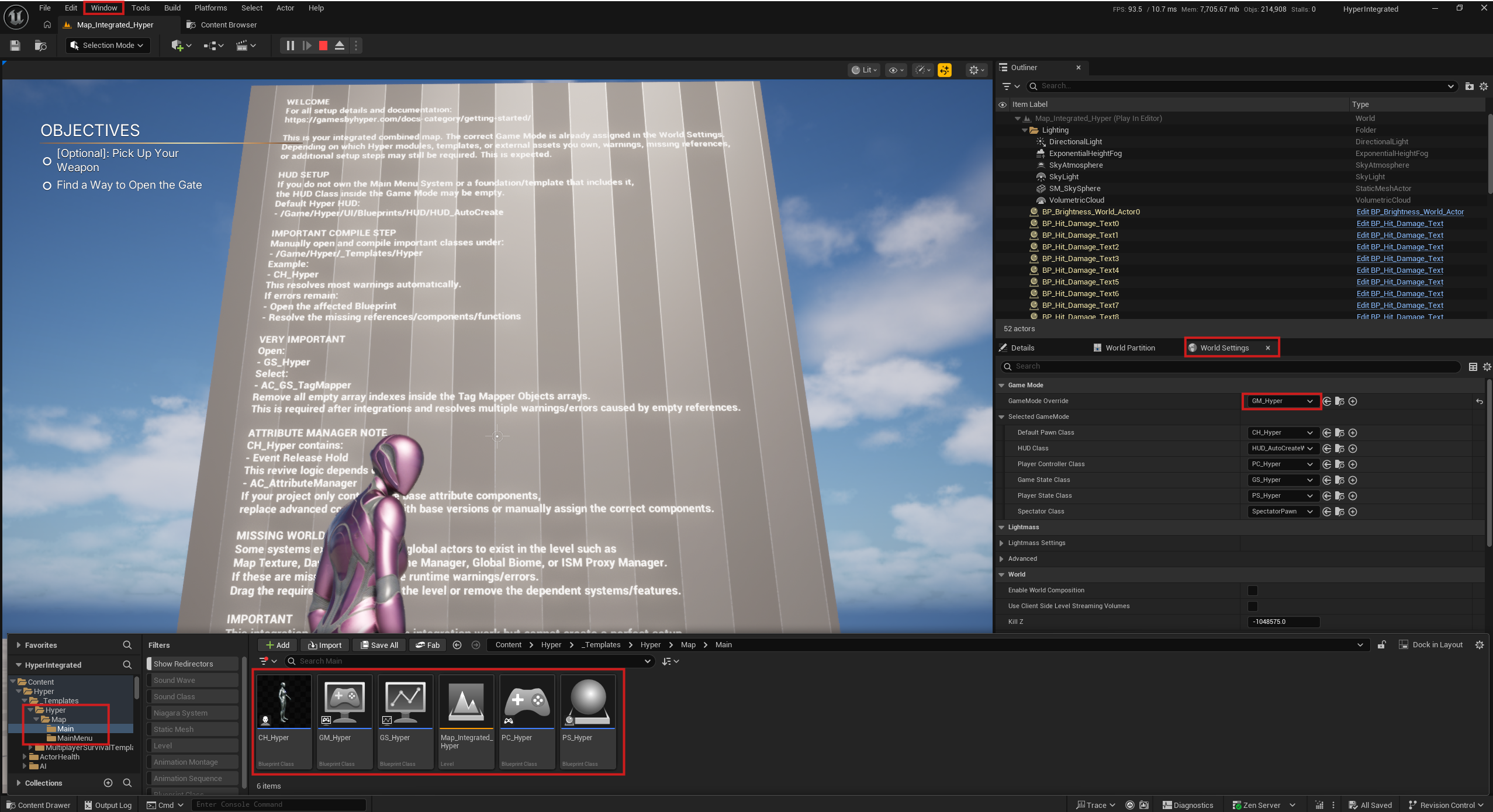 Generated GM_Hyper setup after running the integration tool