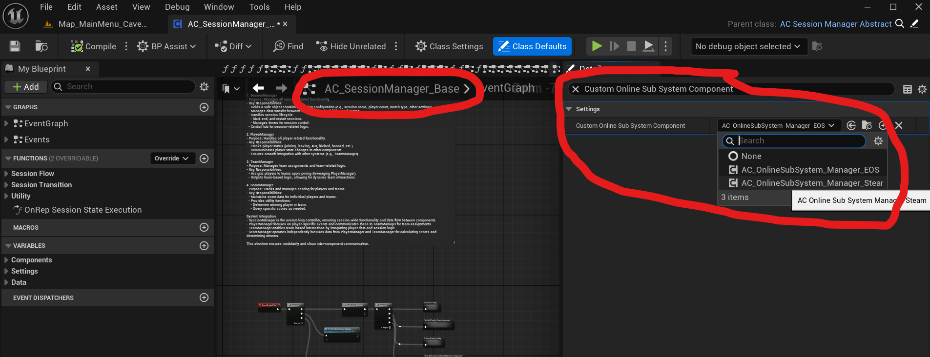 How to use Steam or EOS - Prerequisites screenshot