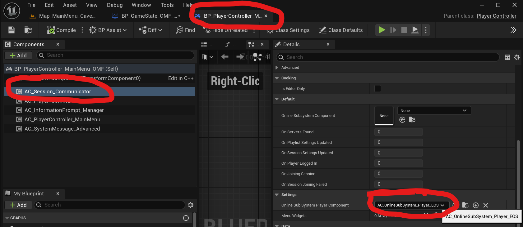 How to use Steam or EOS - Prerequisites screenshot