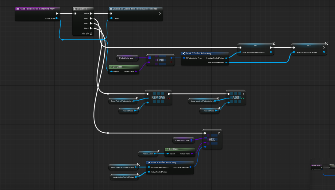 Place Pooled Actor In Inactive Array screenshot