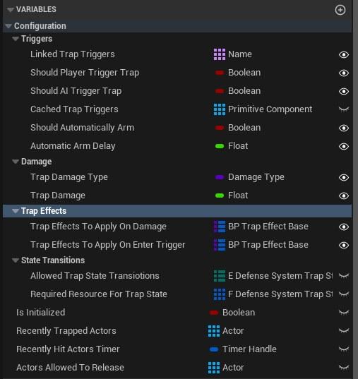 Details panel / important variables screenshot