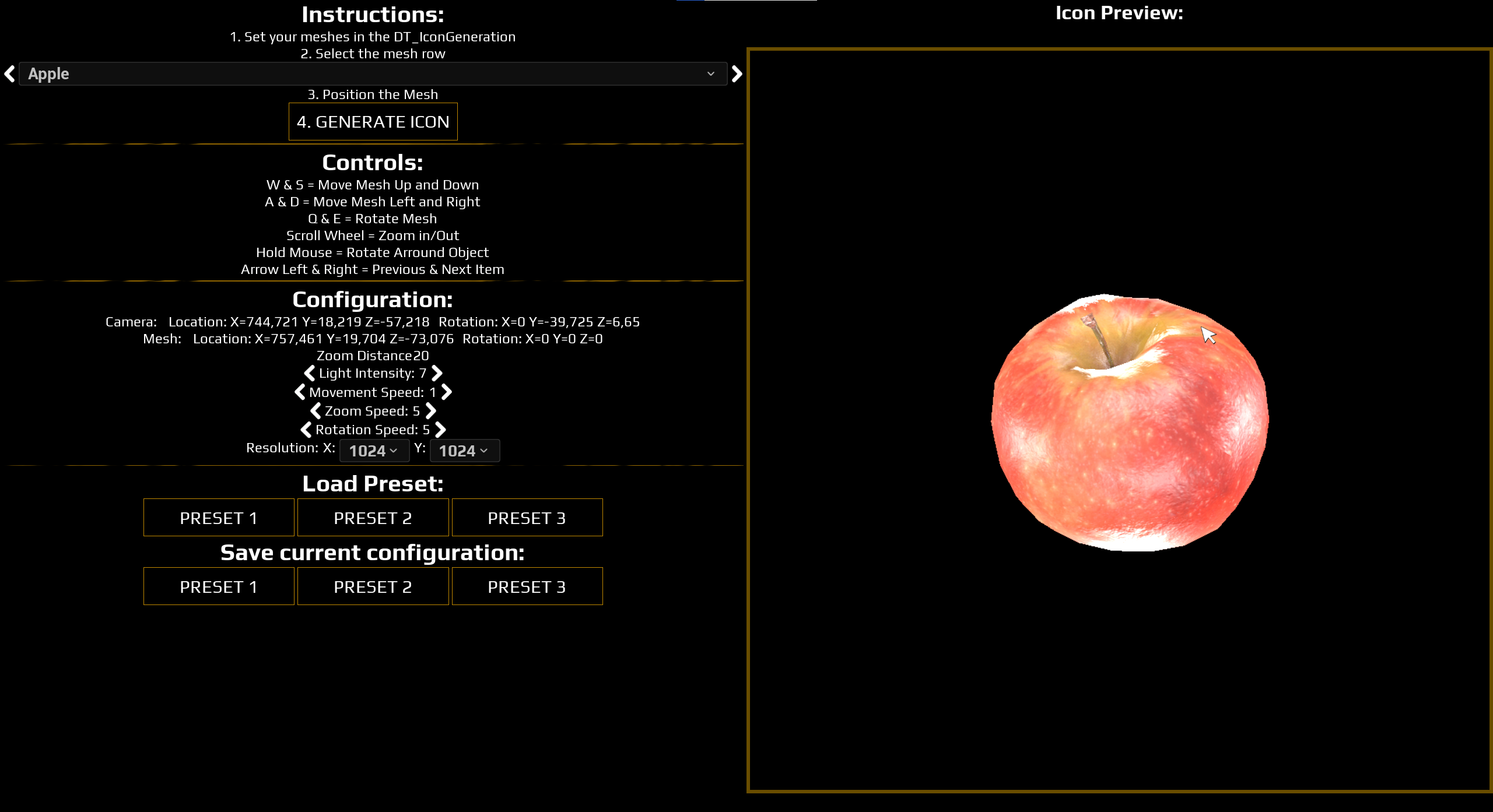 Setup screenshot